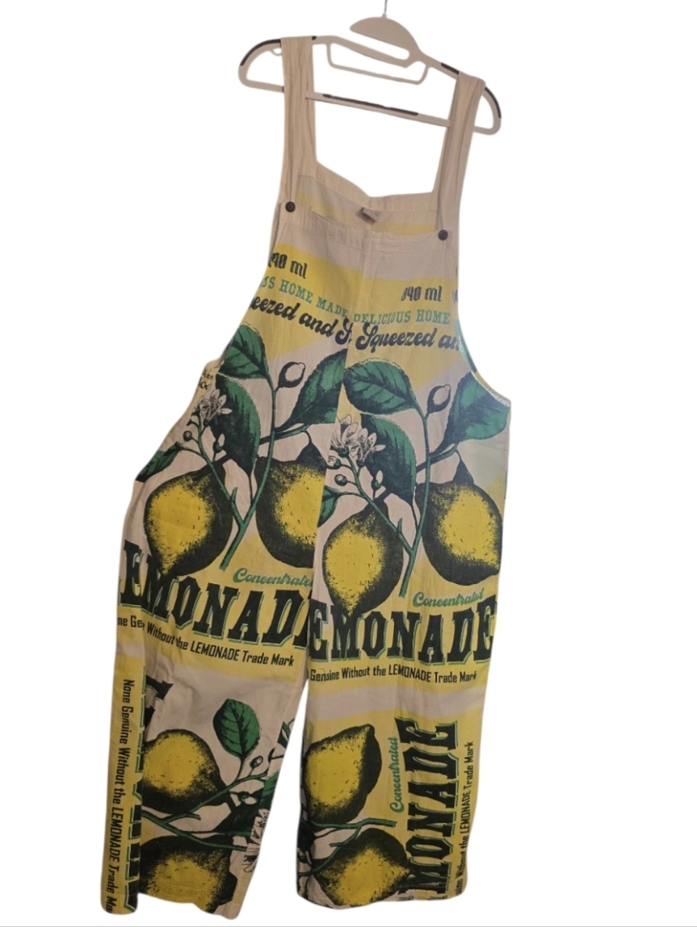Vintage Sack Lemonade Boho Overalls Size XL in EUC